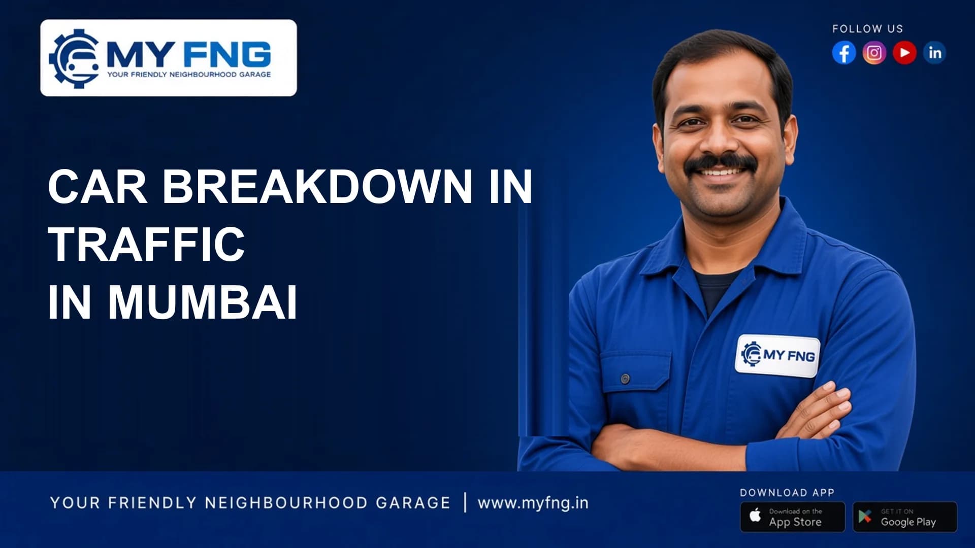 Car Breakdown in Traffic in Mumbai