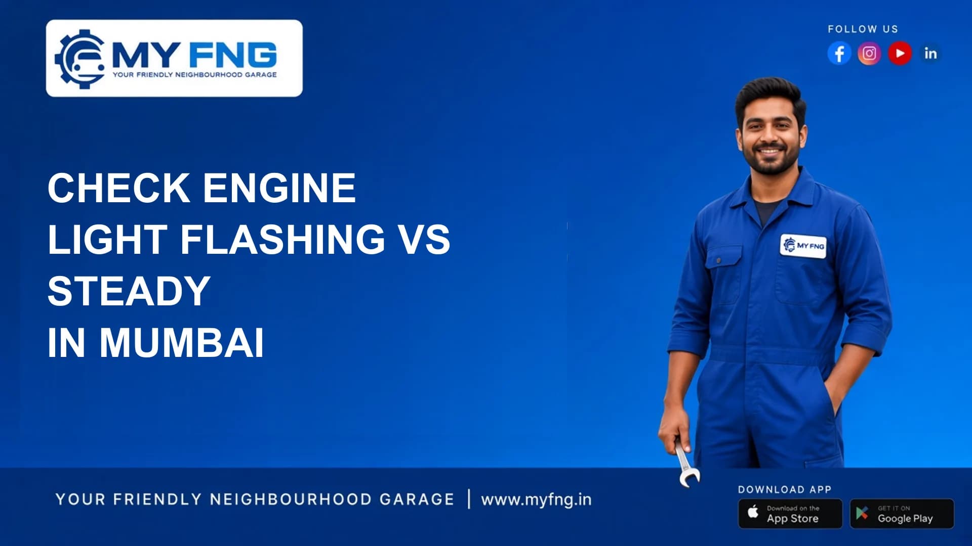 Check Engine Light Flashing vs Steady in Mumbai