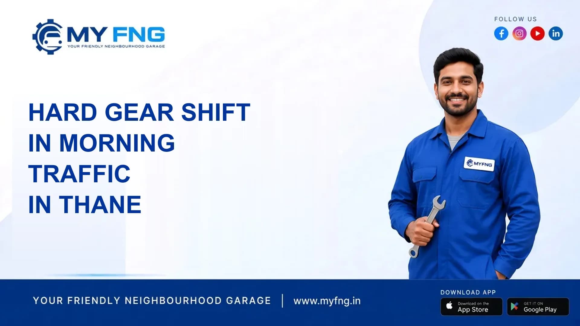 Hard Gear Shift in Morning Traffic in Thane