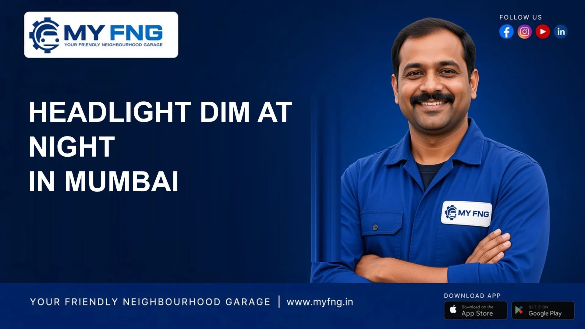 Headlight Dim at Night in Mumbai