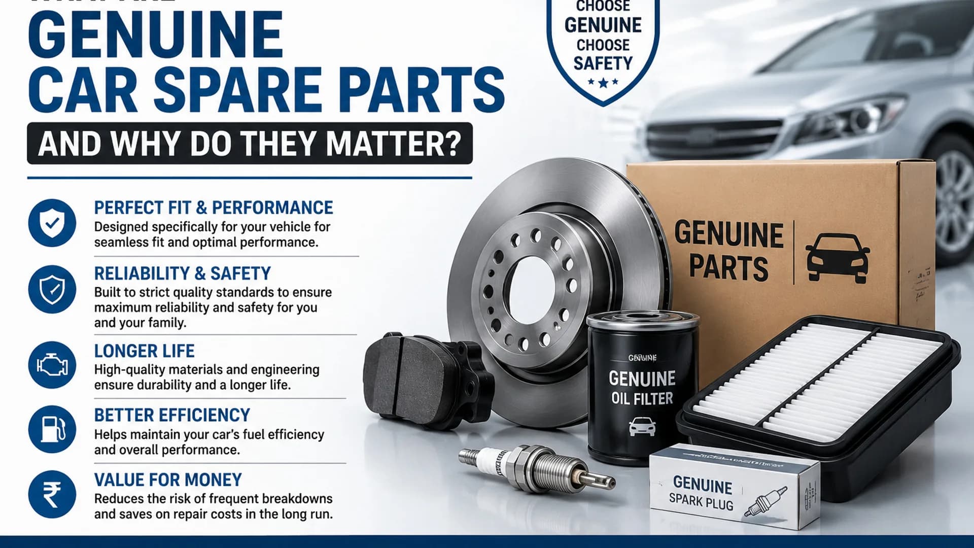 What Are Genuine Car Spare Parts and Why Do They Matter?