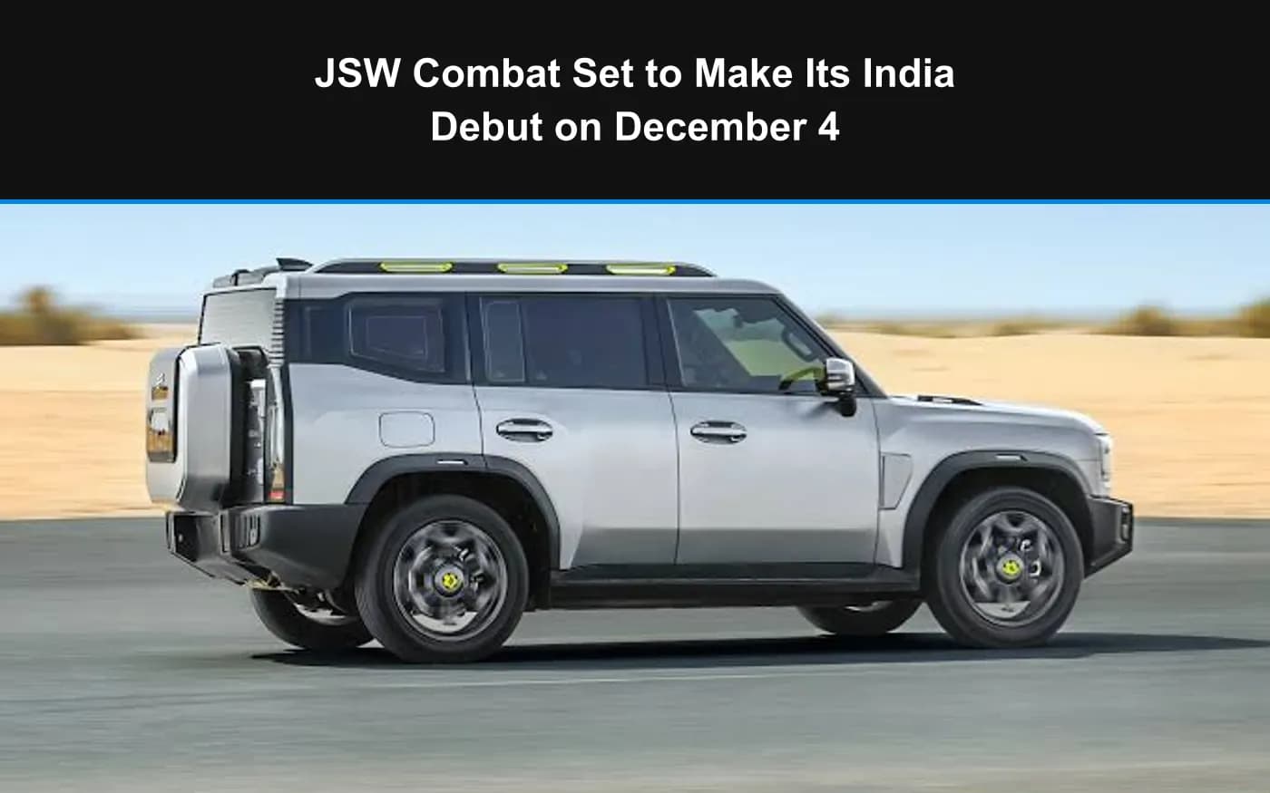 JSW Combat Set to Make Its India Debut on December 4