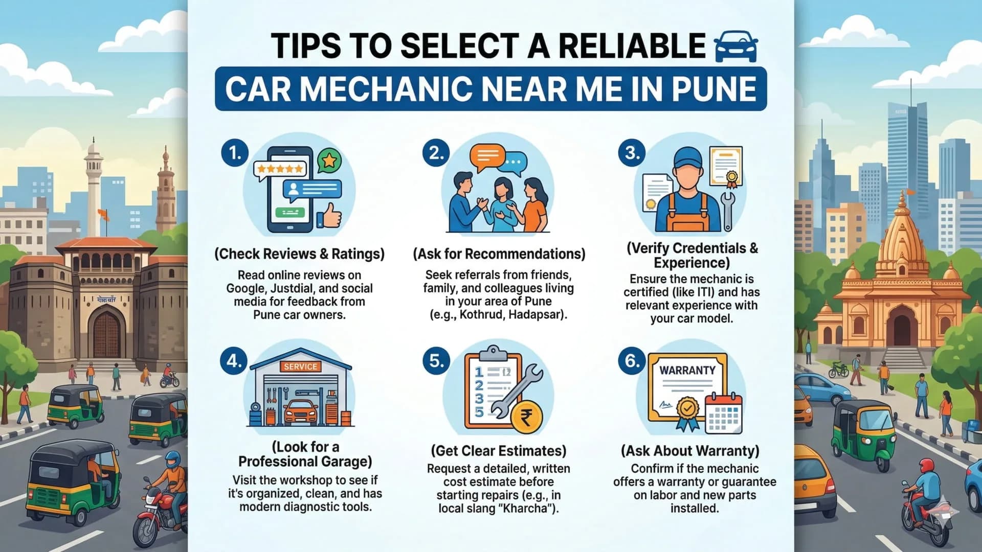 Tips to Select a Reliable Car Mechanic Near Me in Pune