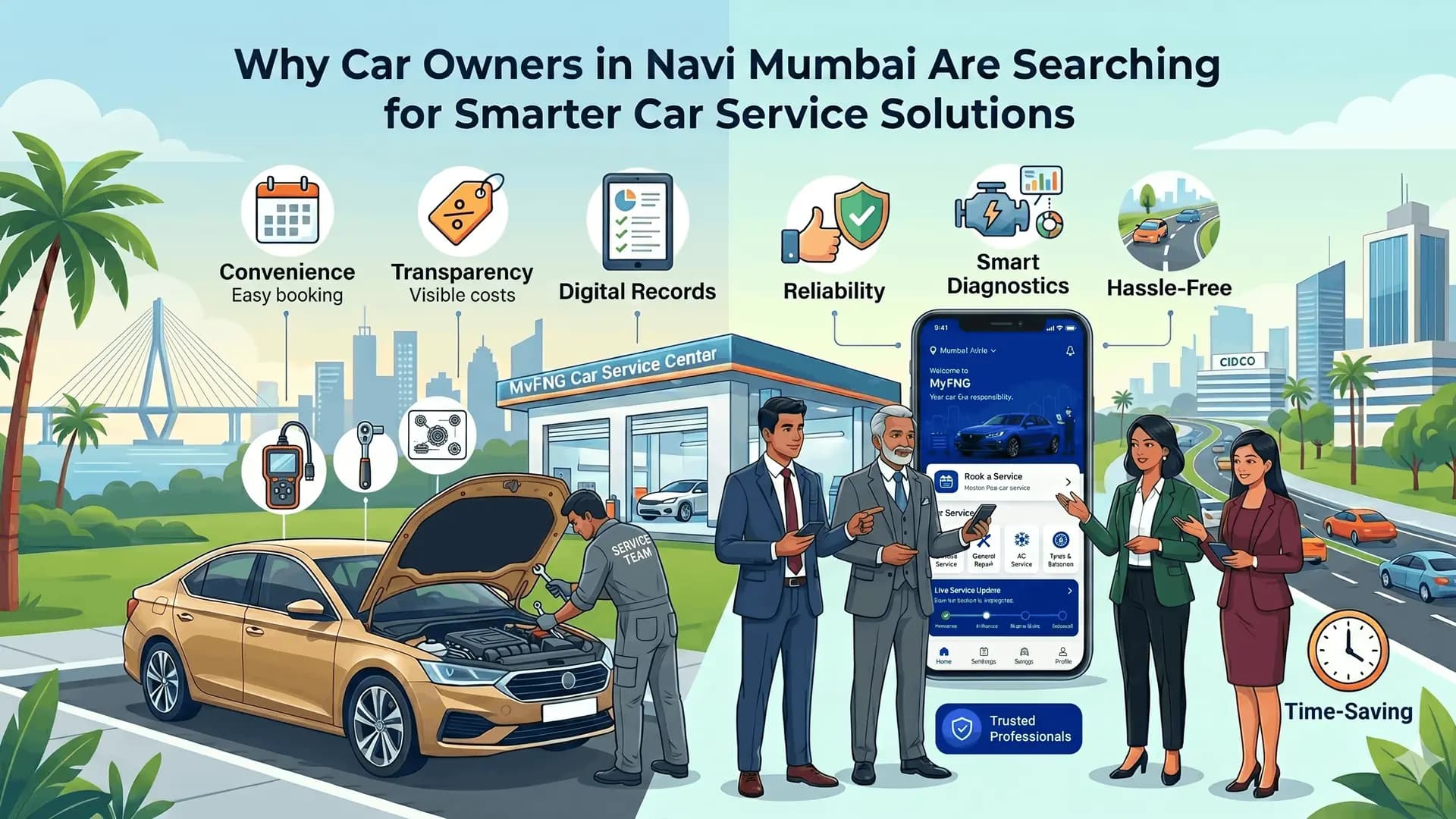 Why Car Owners in Navi Mumbai Are Searching for Smarter Car Service Solutions